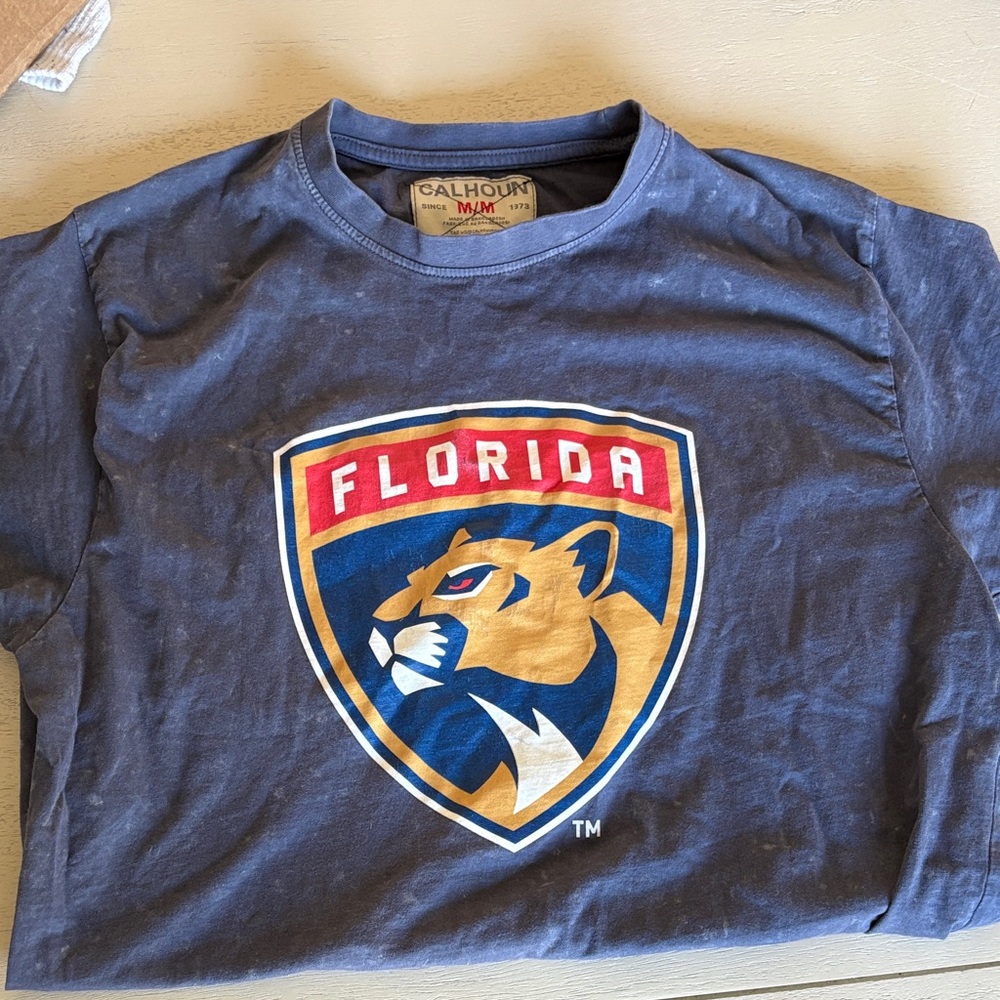 Navy Florida Panthers Graphic Tee
